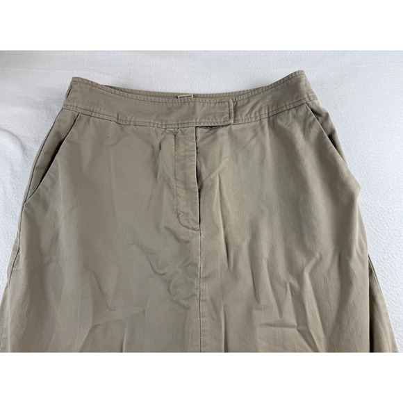Eddie Bauer Legend Linden Skirt Women's Size 10 Tall Khaki Beige Maxi - Picture 2 of 16